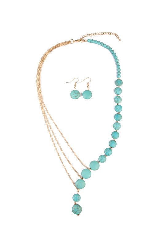 Split Necklace and Earring Set