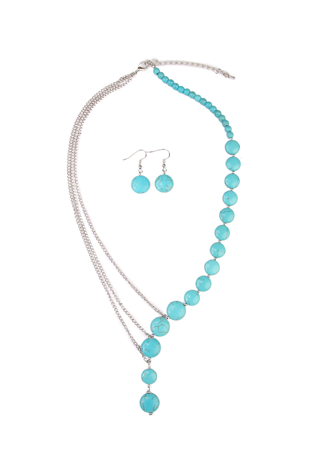 Split Necklace and Earring Set