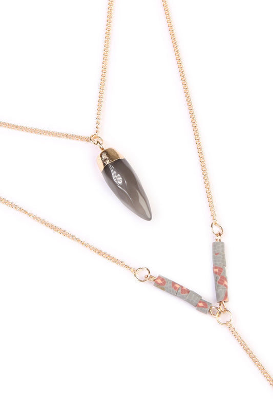Layered Lariat Necklace