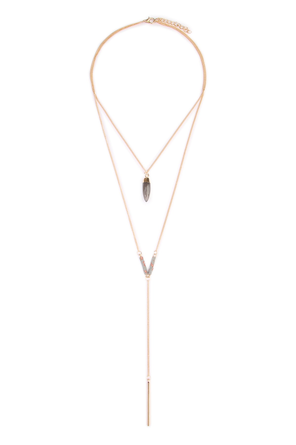 Layered Lariat Necklace