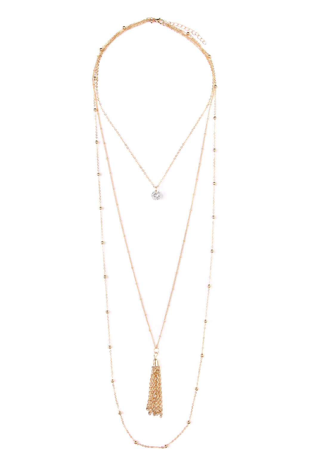 Pendant Tassel Layer Necklace