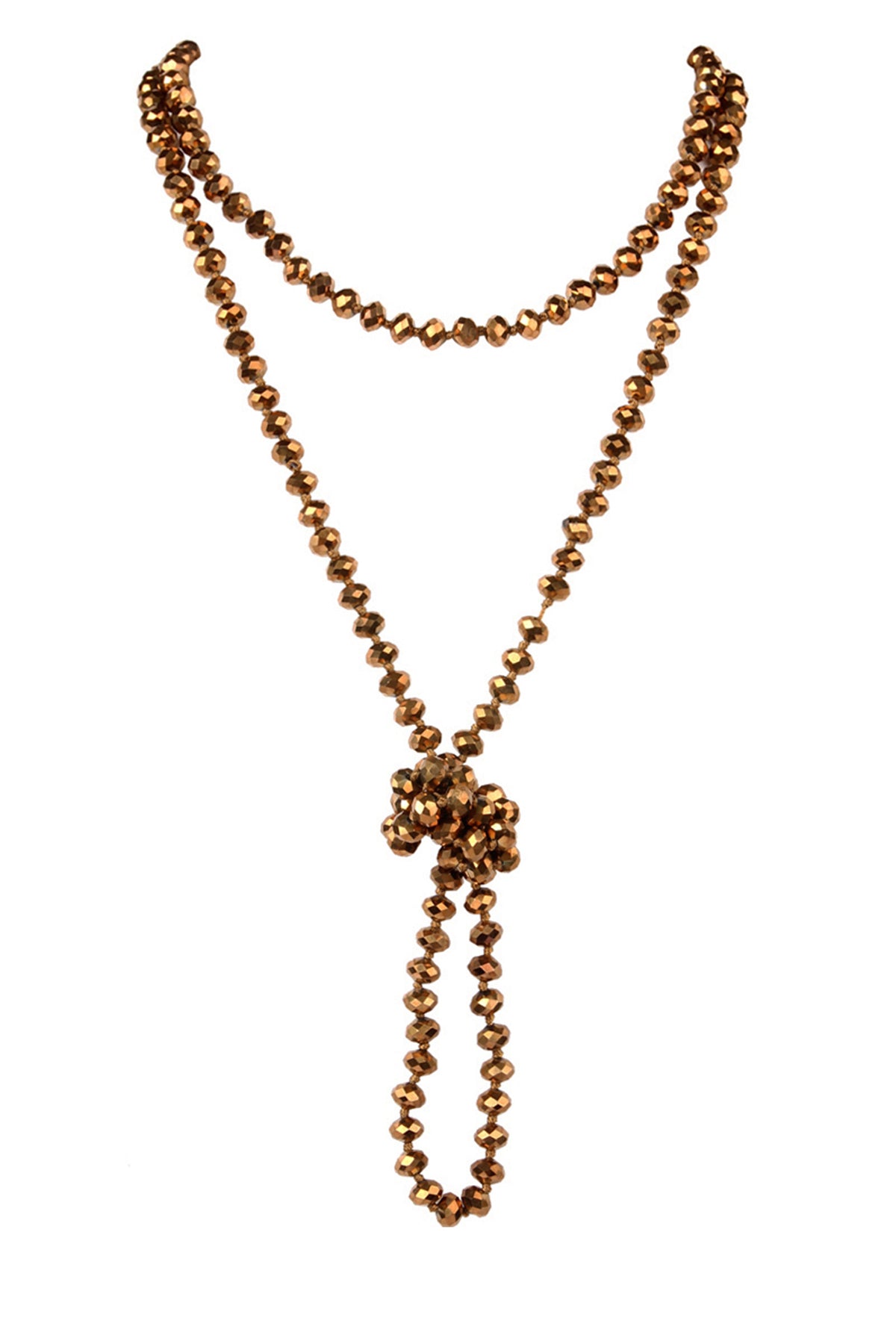 Longline Hand Knotted Necklace