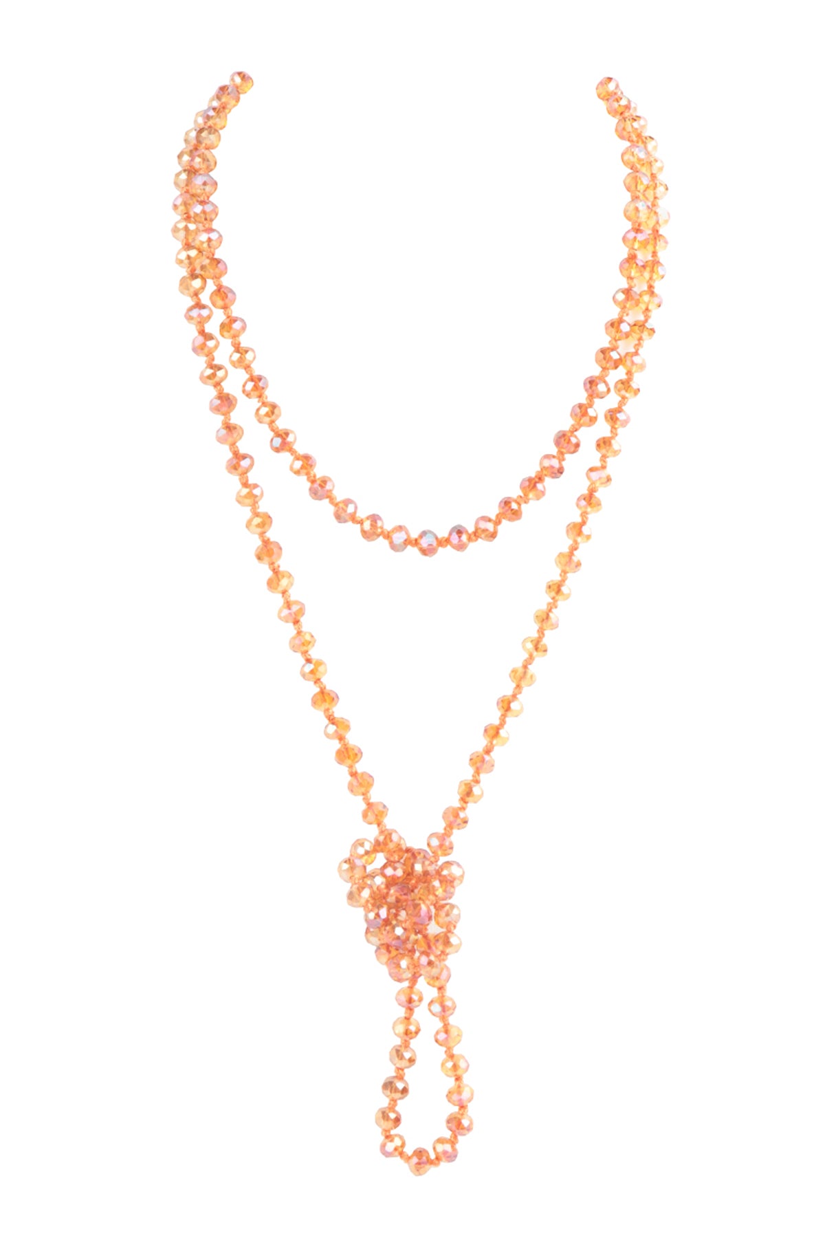 Longline Hand Knotted Necklace