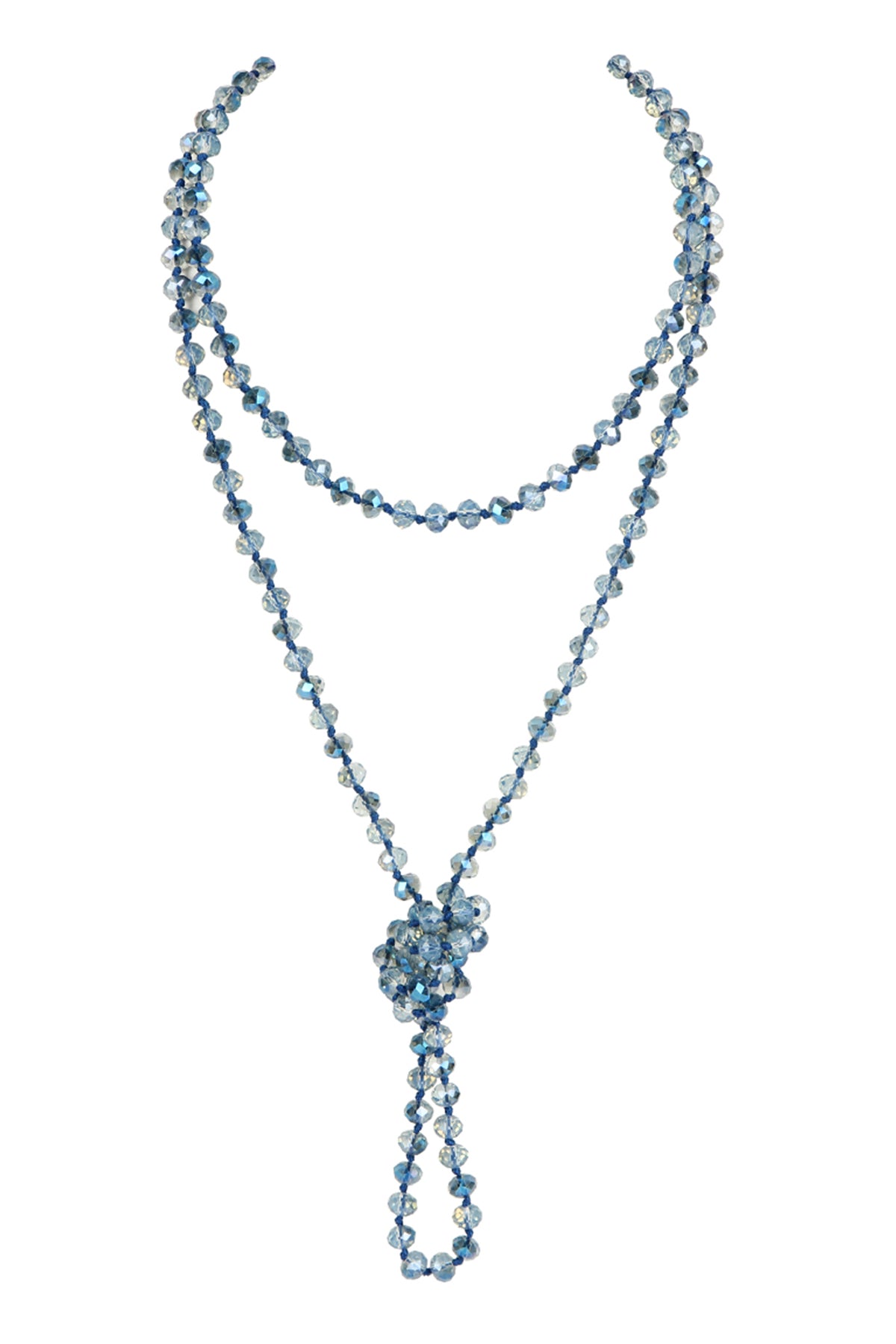 Longline Hand Knotted Necklace