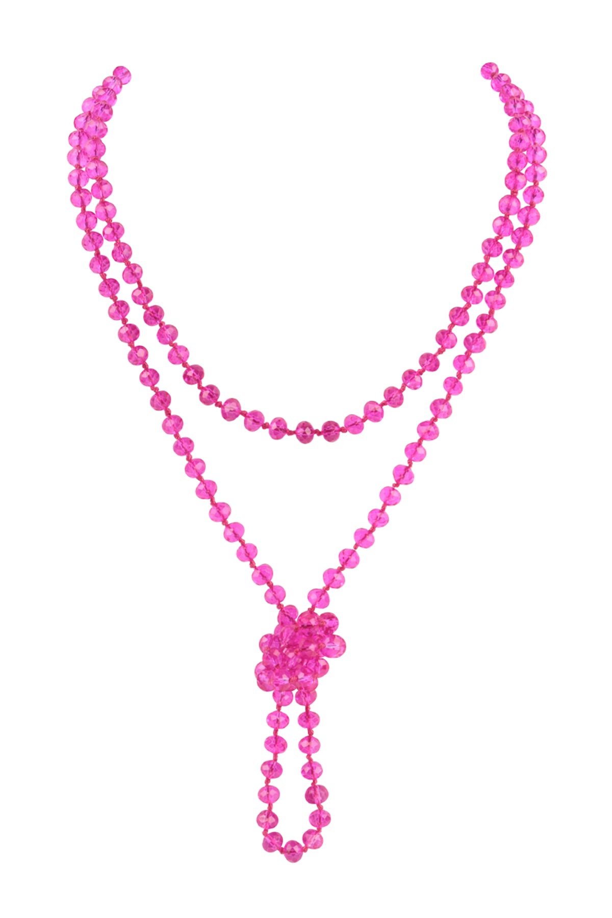 Longline Hand Knotted Necklace