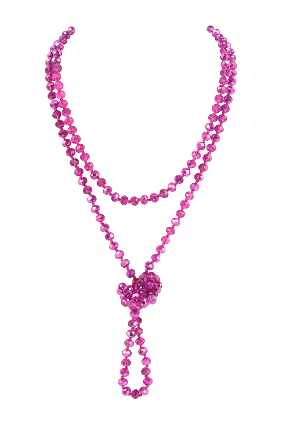 Longline Hand Knotted Necklace