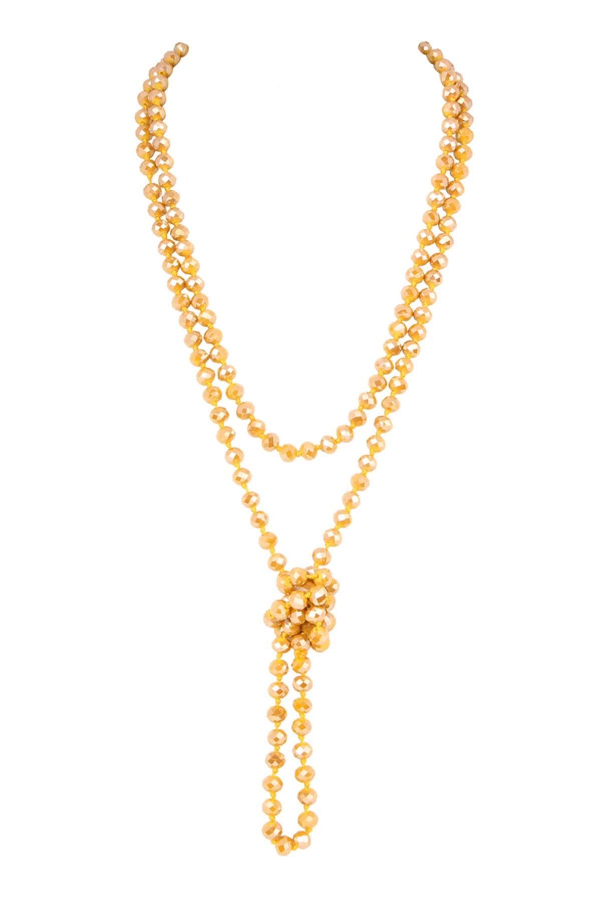 Longline Hand Knotted Necklace