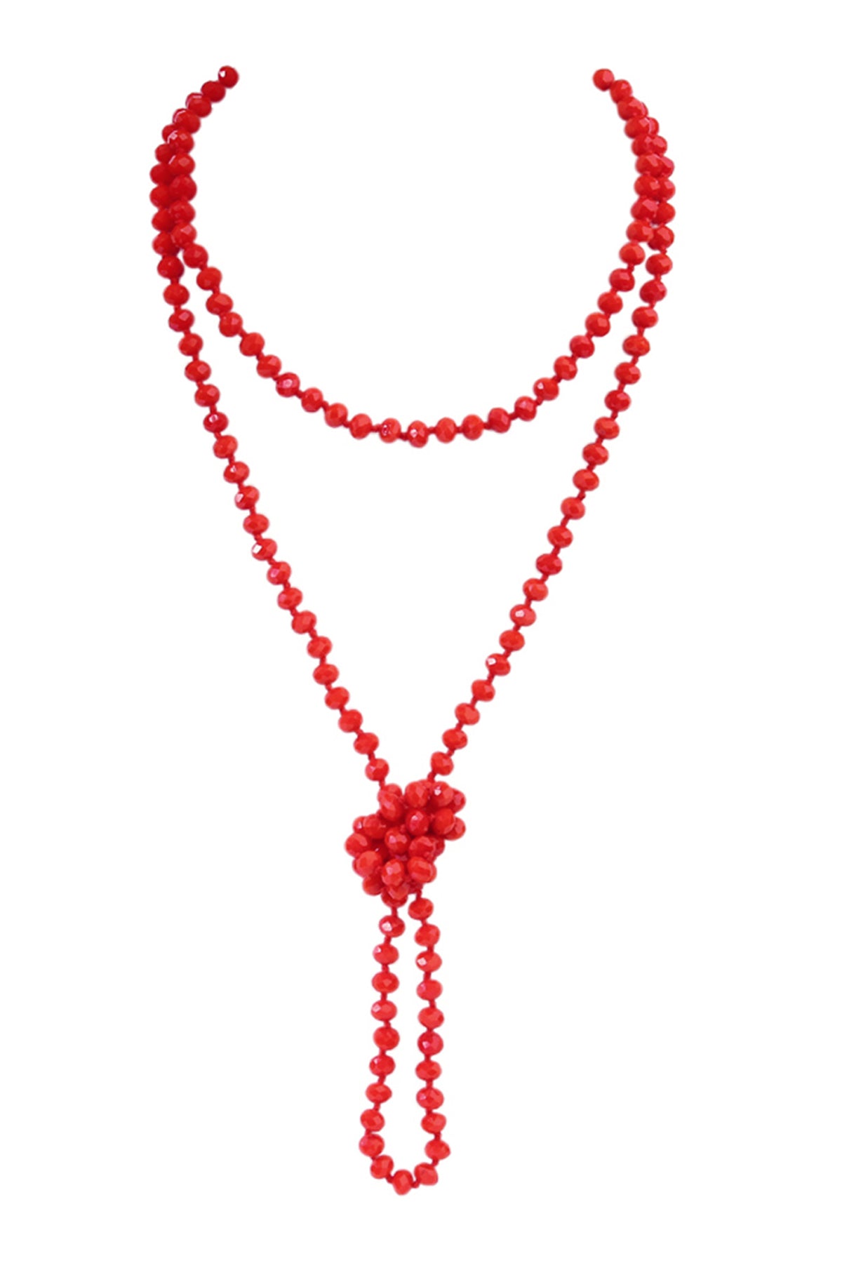 Longline Hand Knotted Necklace