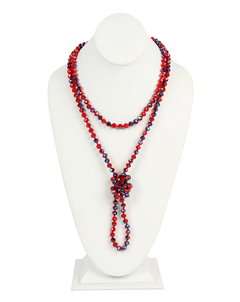 Longline Hand Knotted Necklace