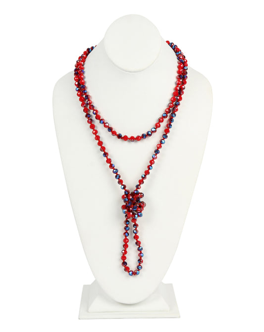 Longline Hand Knotted Necklace