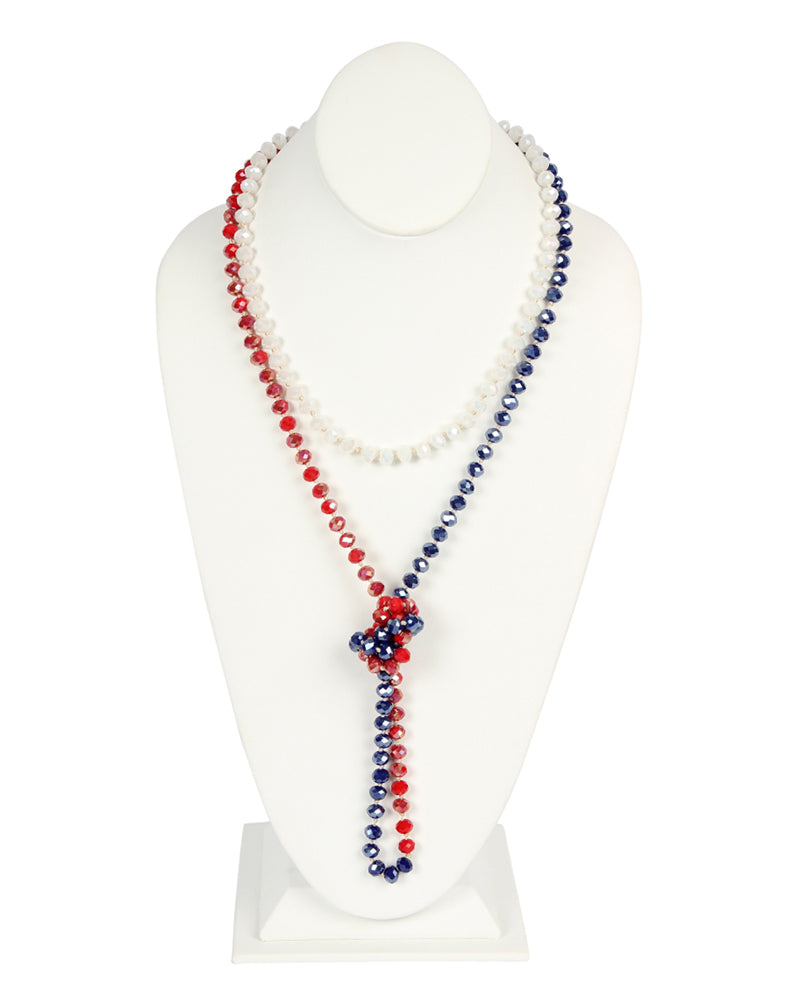 Longline Hand Knotted Necklace
