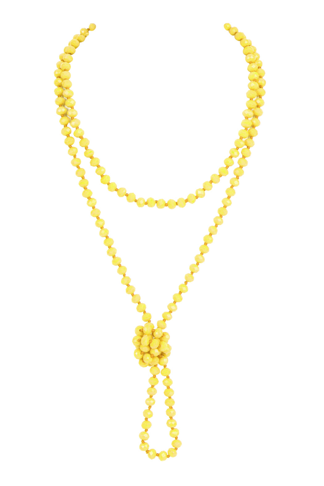 Longline Hand Knotted Necklace