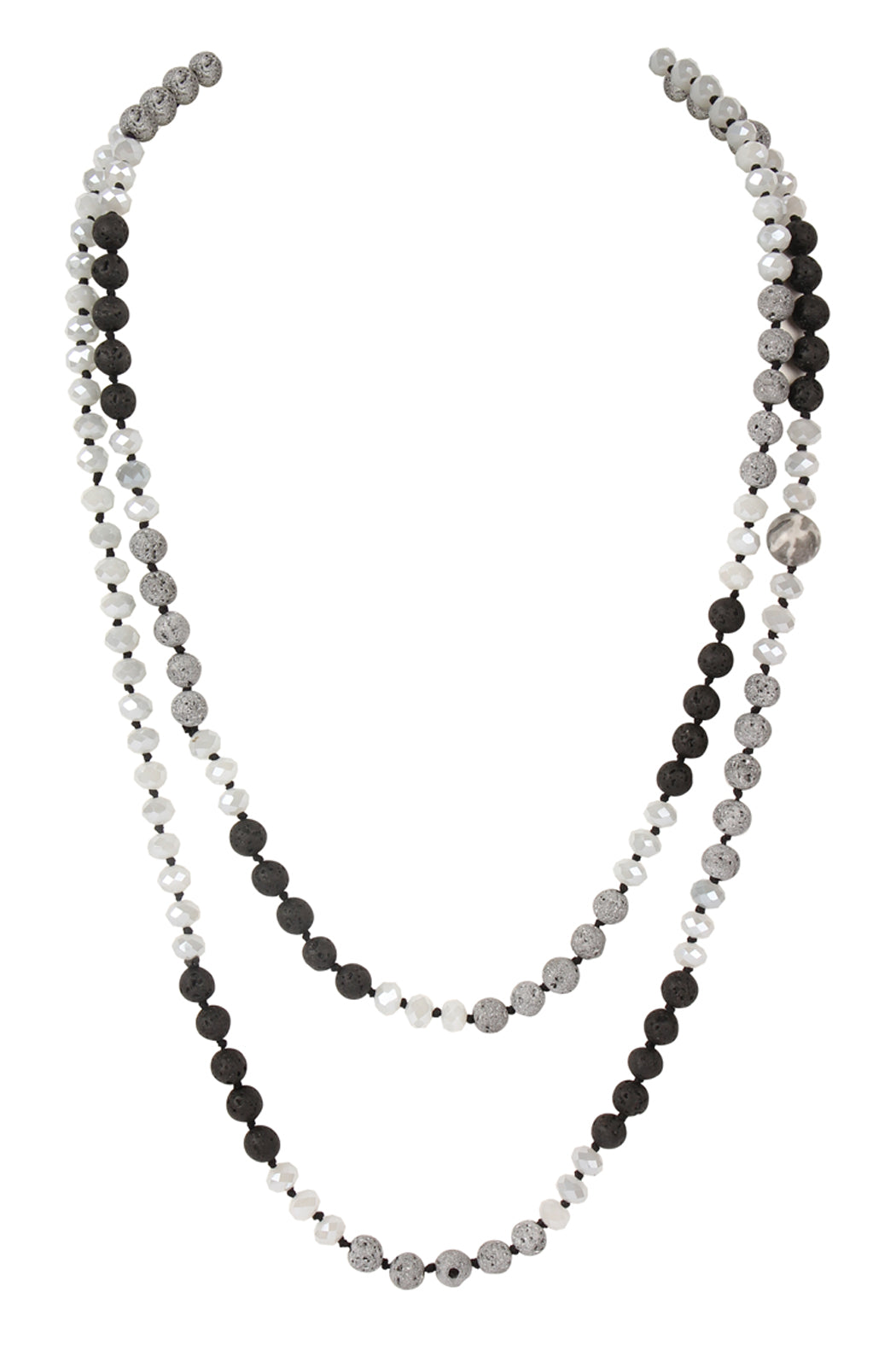 Lava Crystal natural Stone Necklace