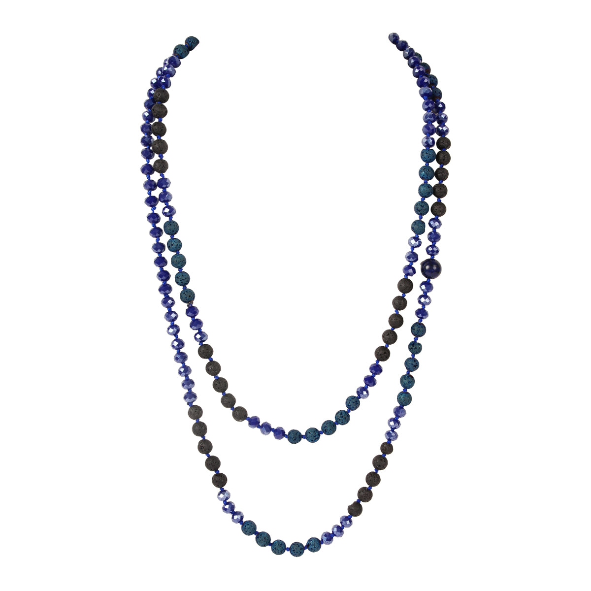 Lava Crystal natural Stone Necklace