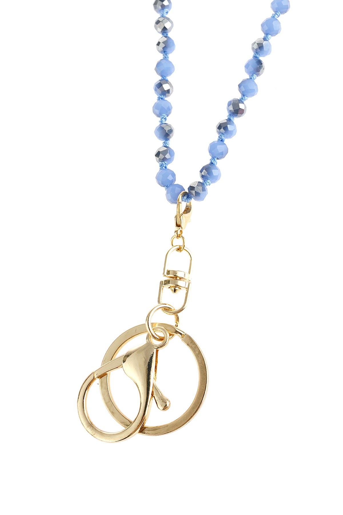 Glass Beads Lanyard Necklace