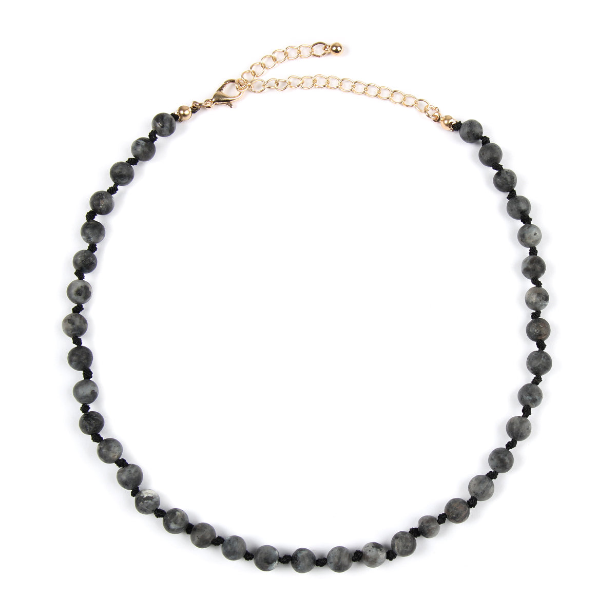 6mm Natural Stone Beads Necklace