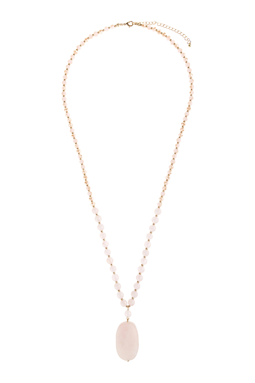 Natural Stone Beaded Necklace