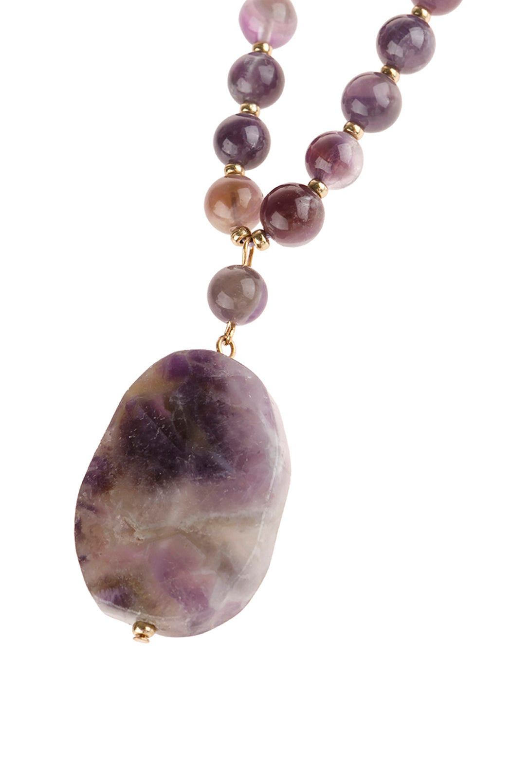 Natural Stone Beaded Necklace