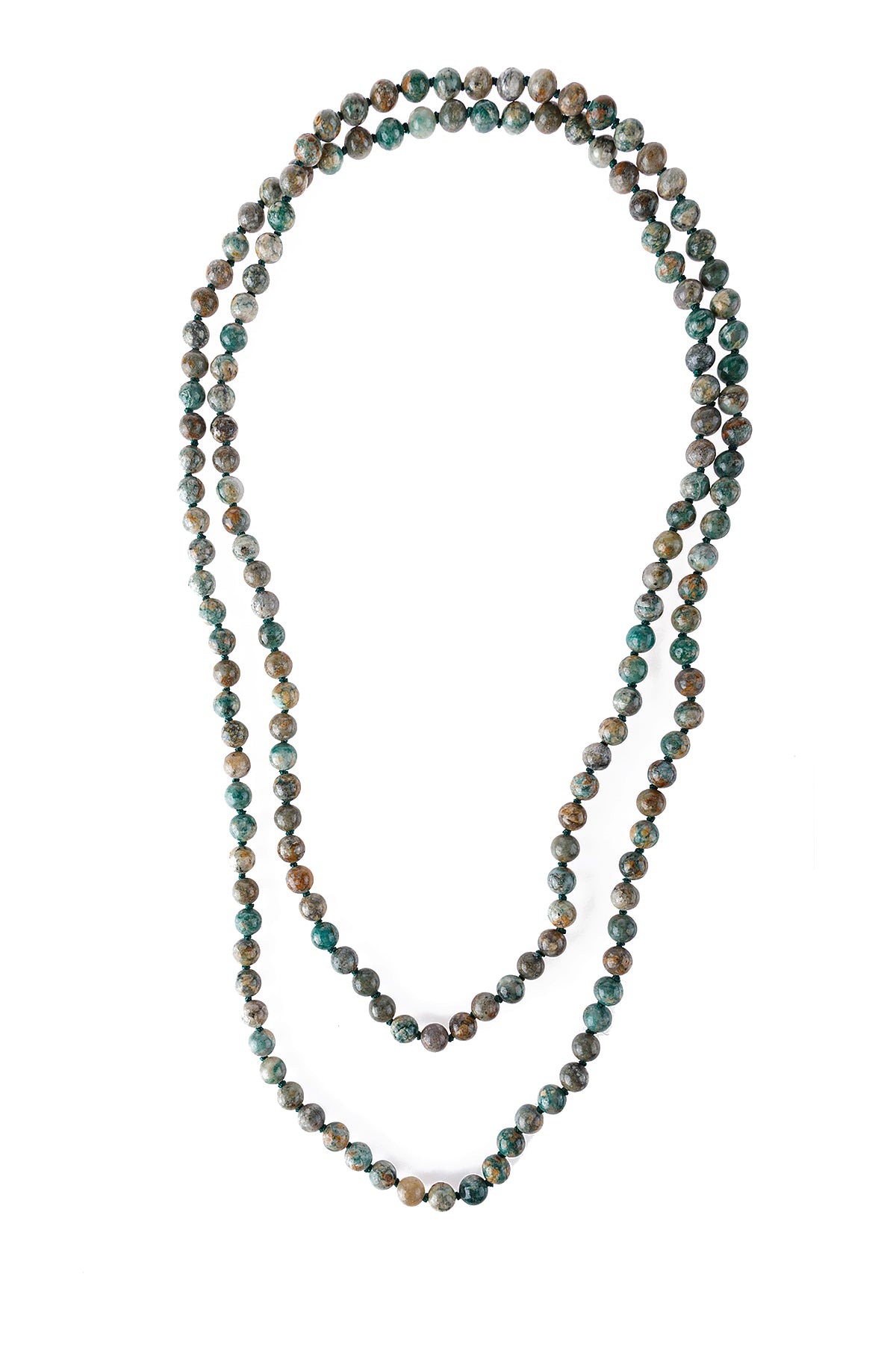 Natural Stone Layered Statement Necklace