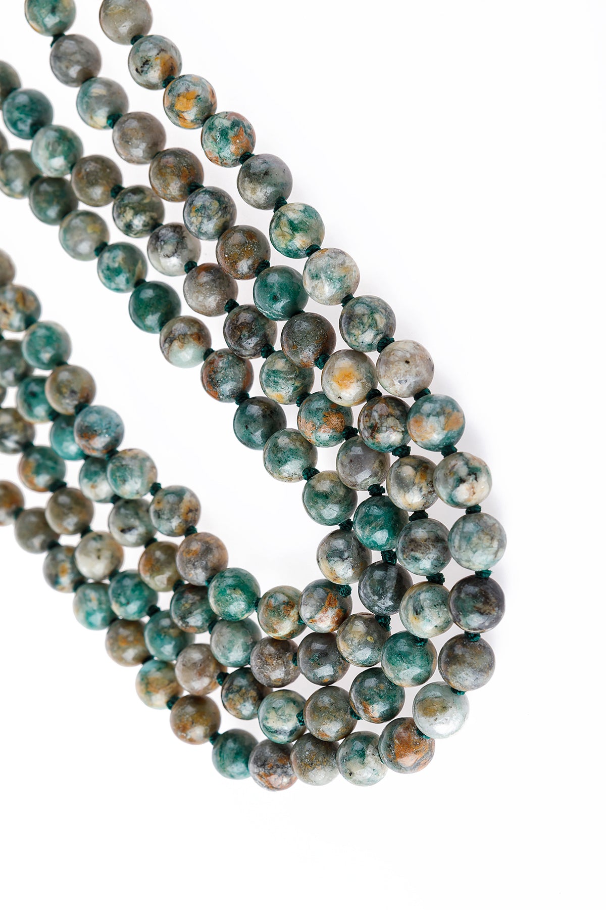 Natural Stone Layered Statement Necklace