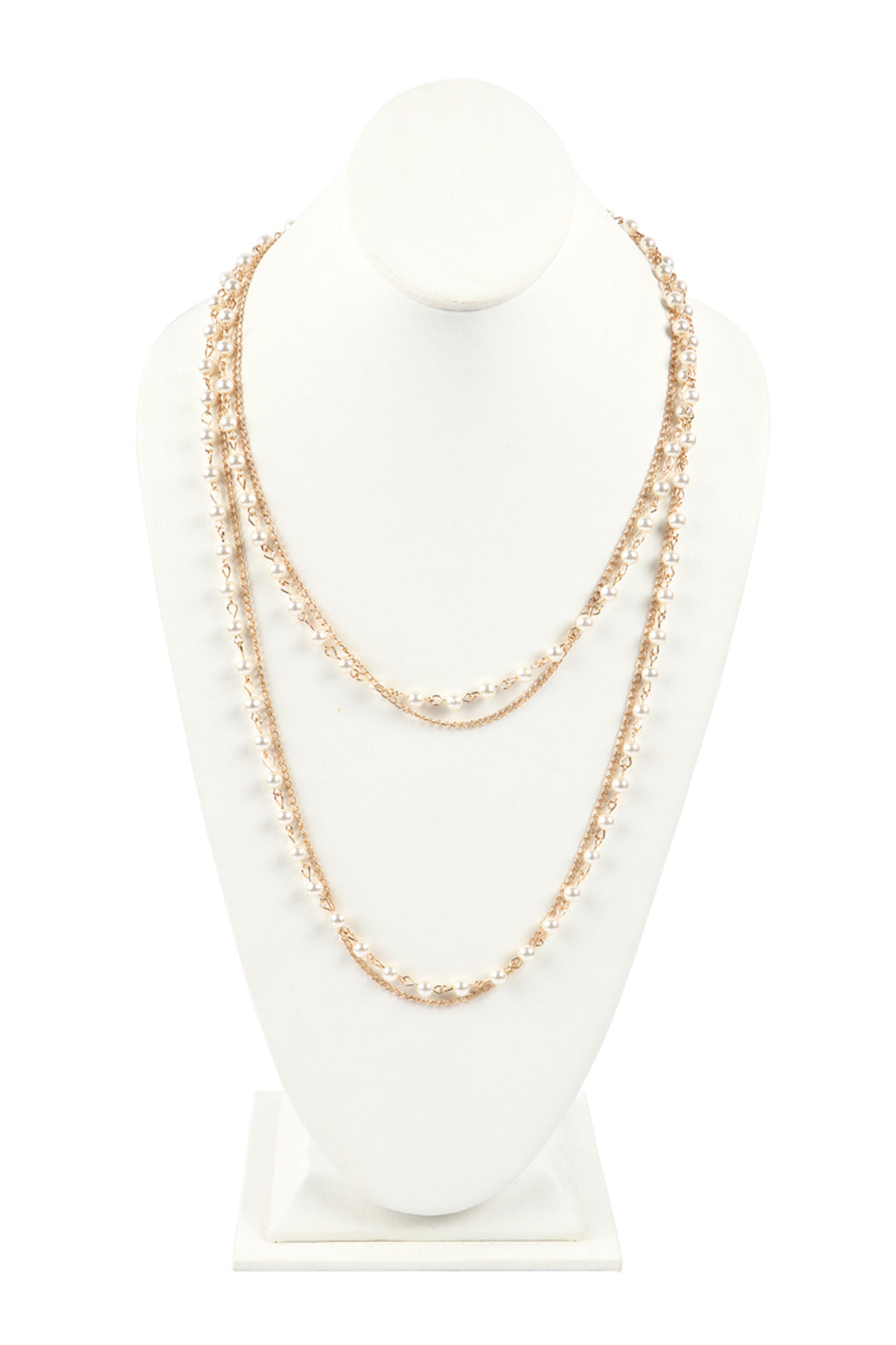 Multi Layer Pearl Convertible Chain or Necklace Bag Chain