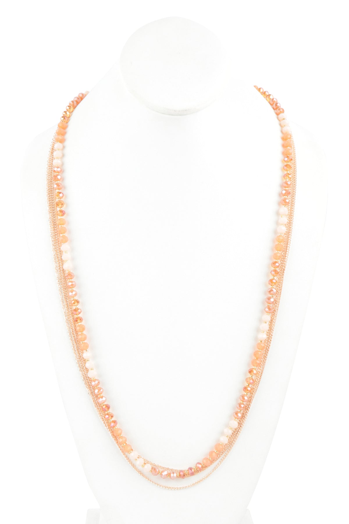 Multi Chain With Rondelle Beads