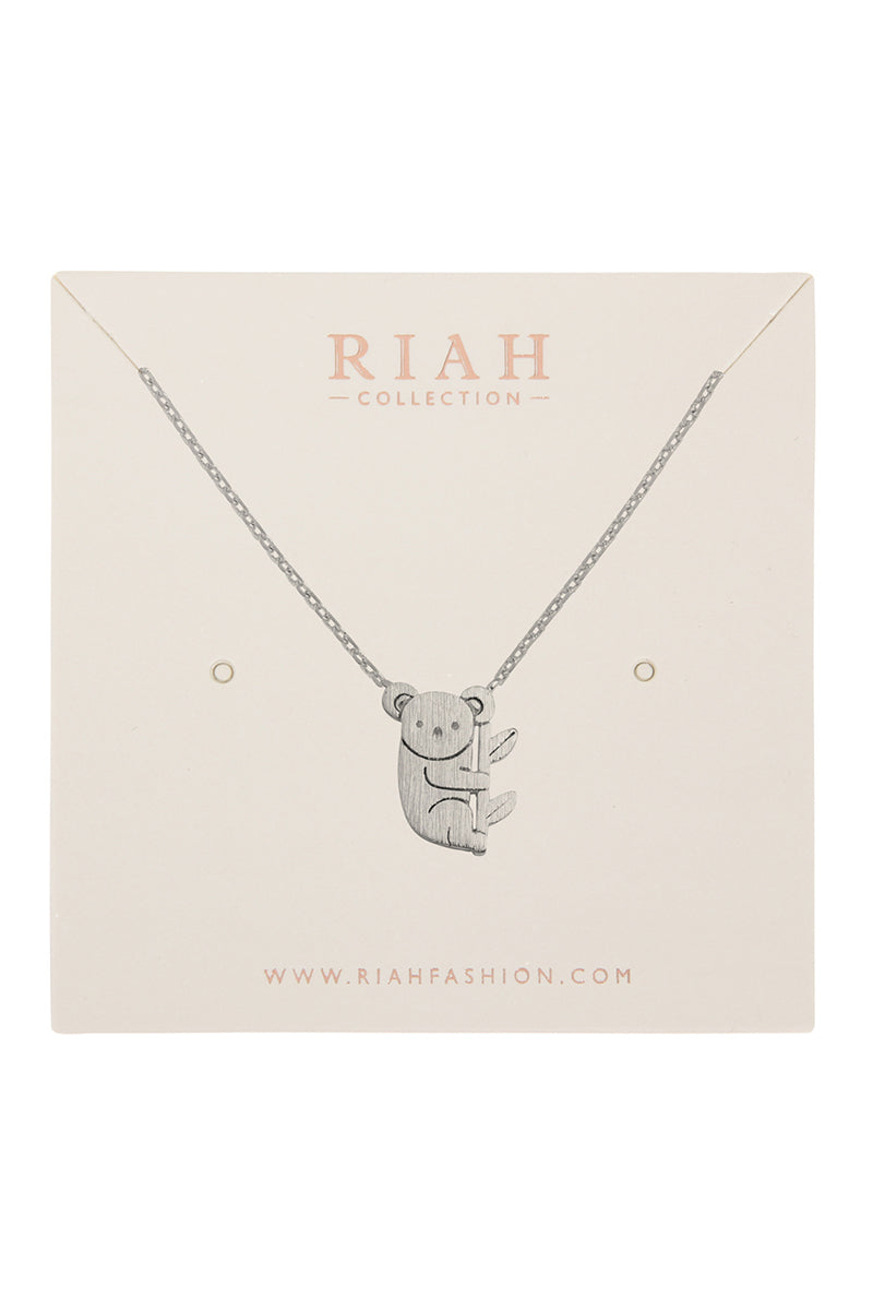 Koala Cast Pendant Necklace