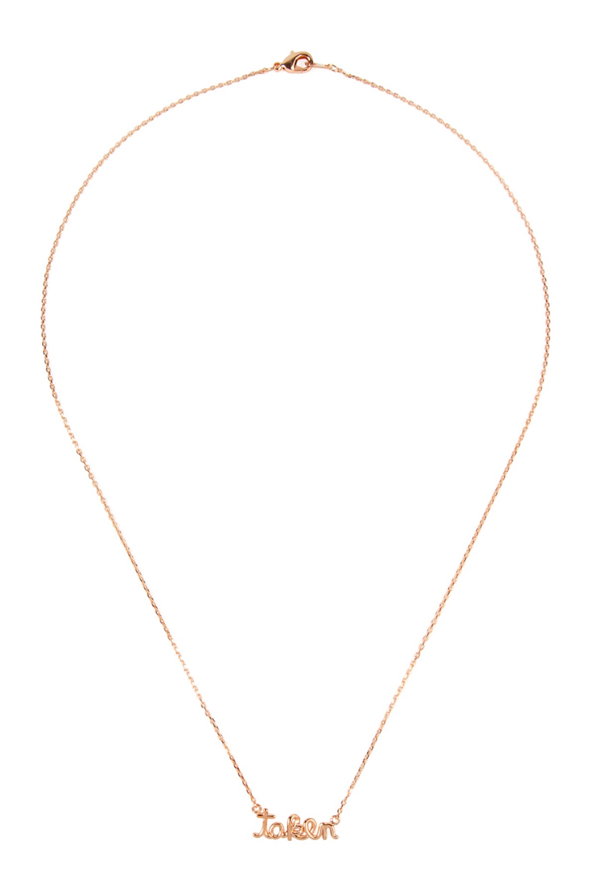 Taken Cast Pendant Necklace