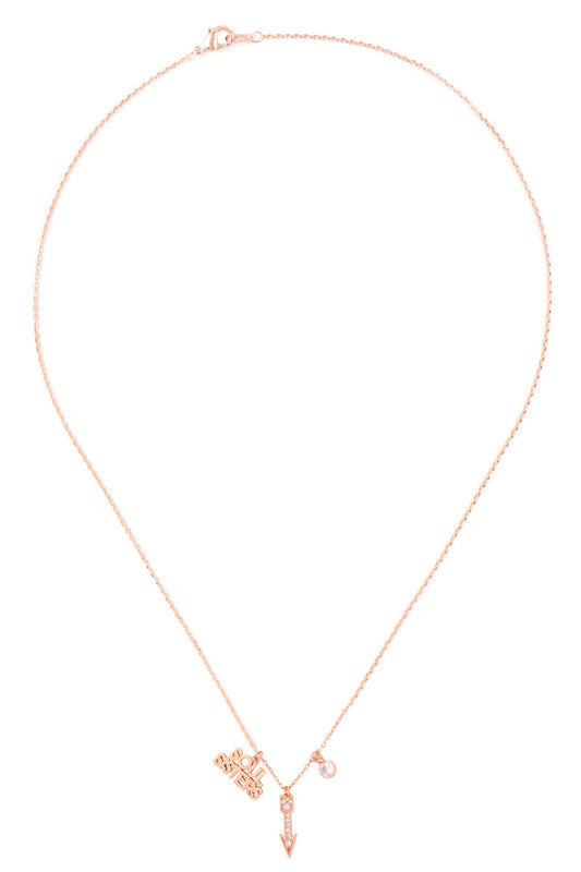 Soul Sister Arrow Cubic Zirconia Pendant Necklace