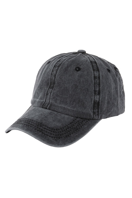 Acid Washed Baseball Cap / 1PC