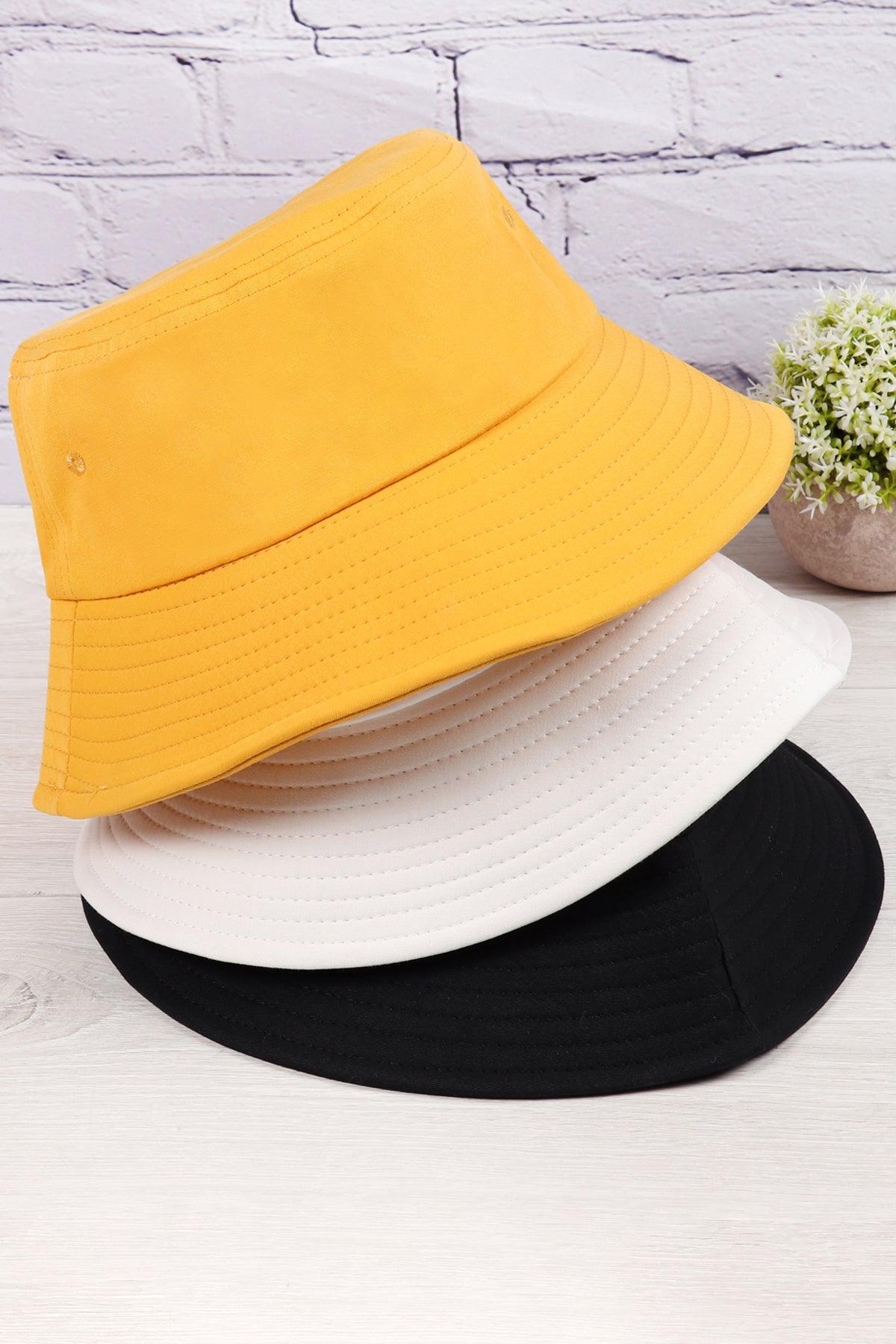 Plain Bucket Hat / 6PCS