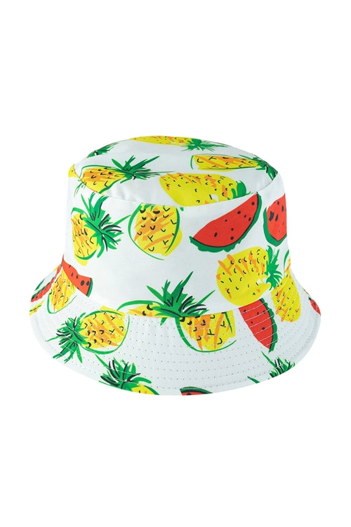 Print Double Side Wear Reversible Bucket Hat /1PC