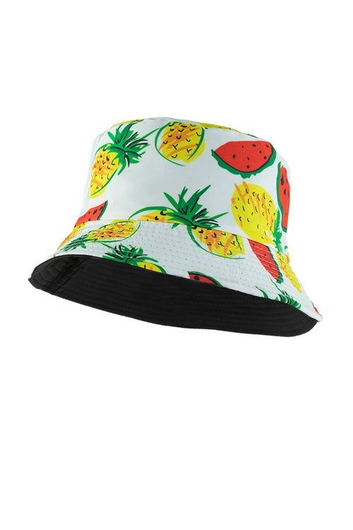 Print Double Side Wear Reversible Bucket Hat /1PC