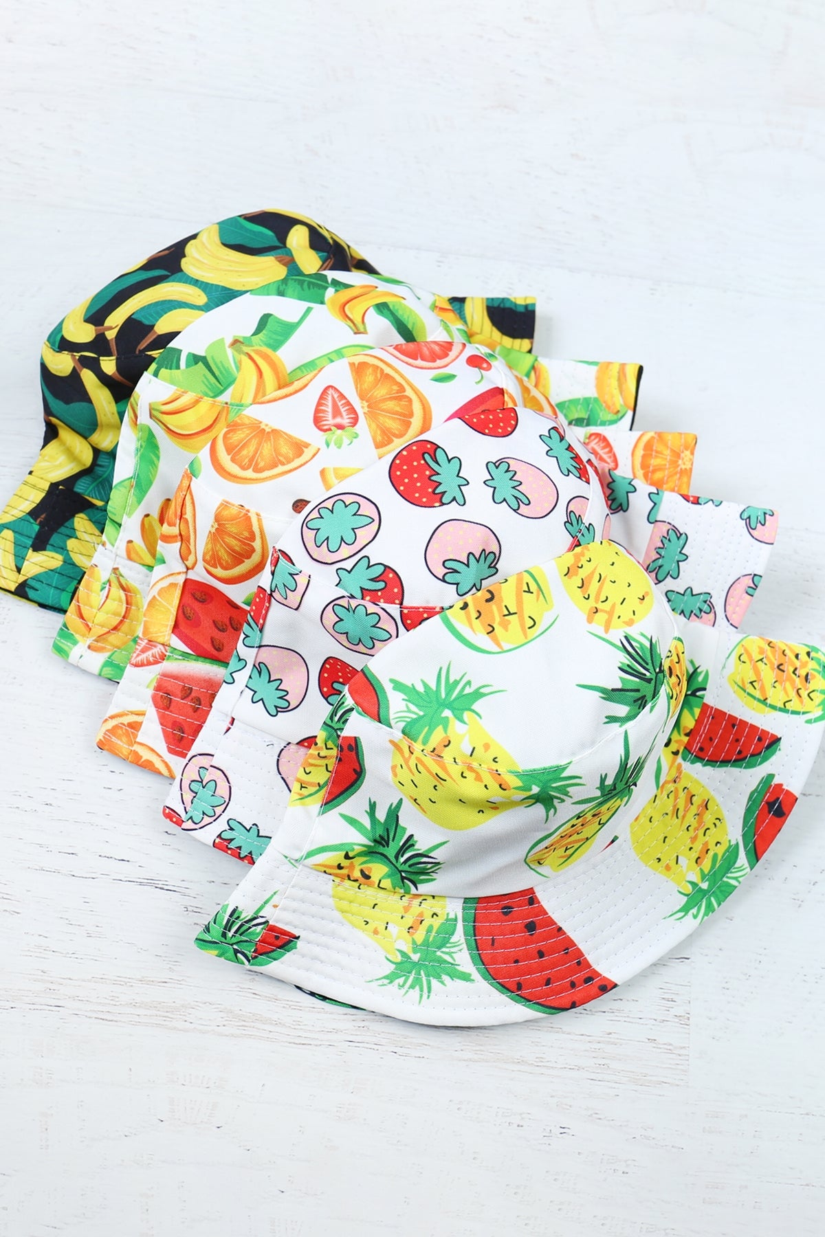 Print Double Side Wear Reversible Bucket Hat