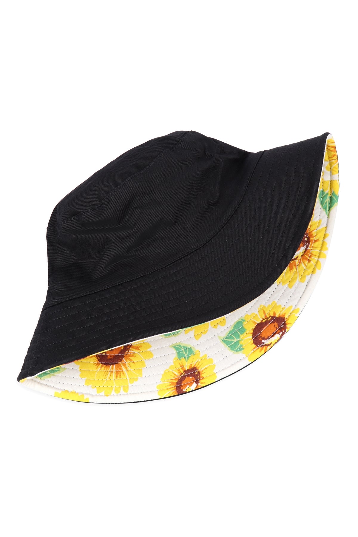 Floral Print Double Side Wear Reversible Bucket Hat