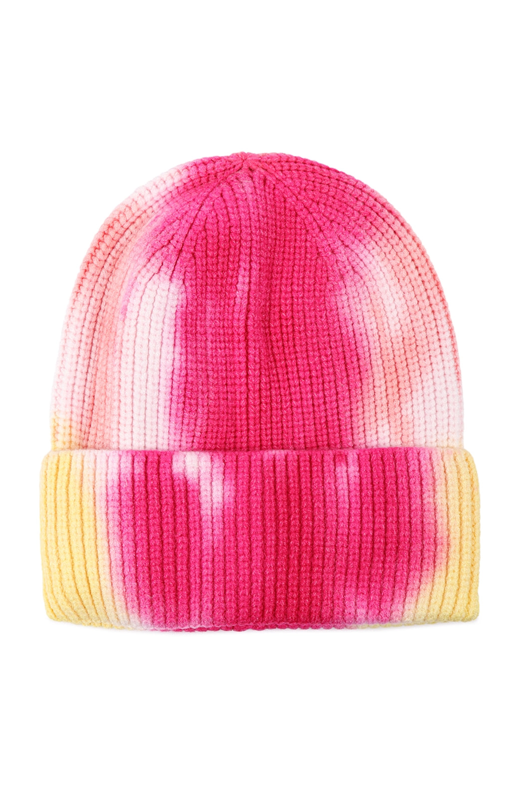 Tie Dye Knitted Multicolor Beanie