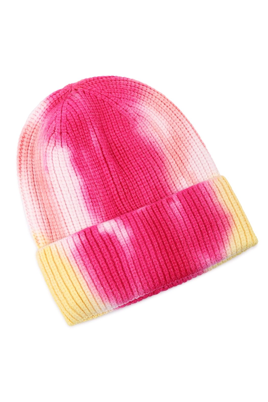 Tie Dye Knitted Multicolor Beanie