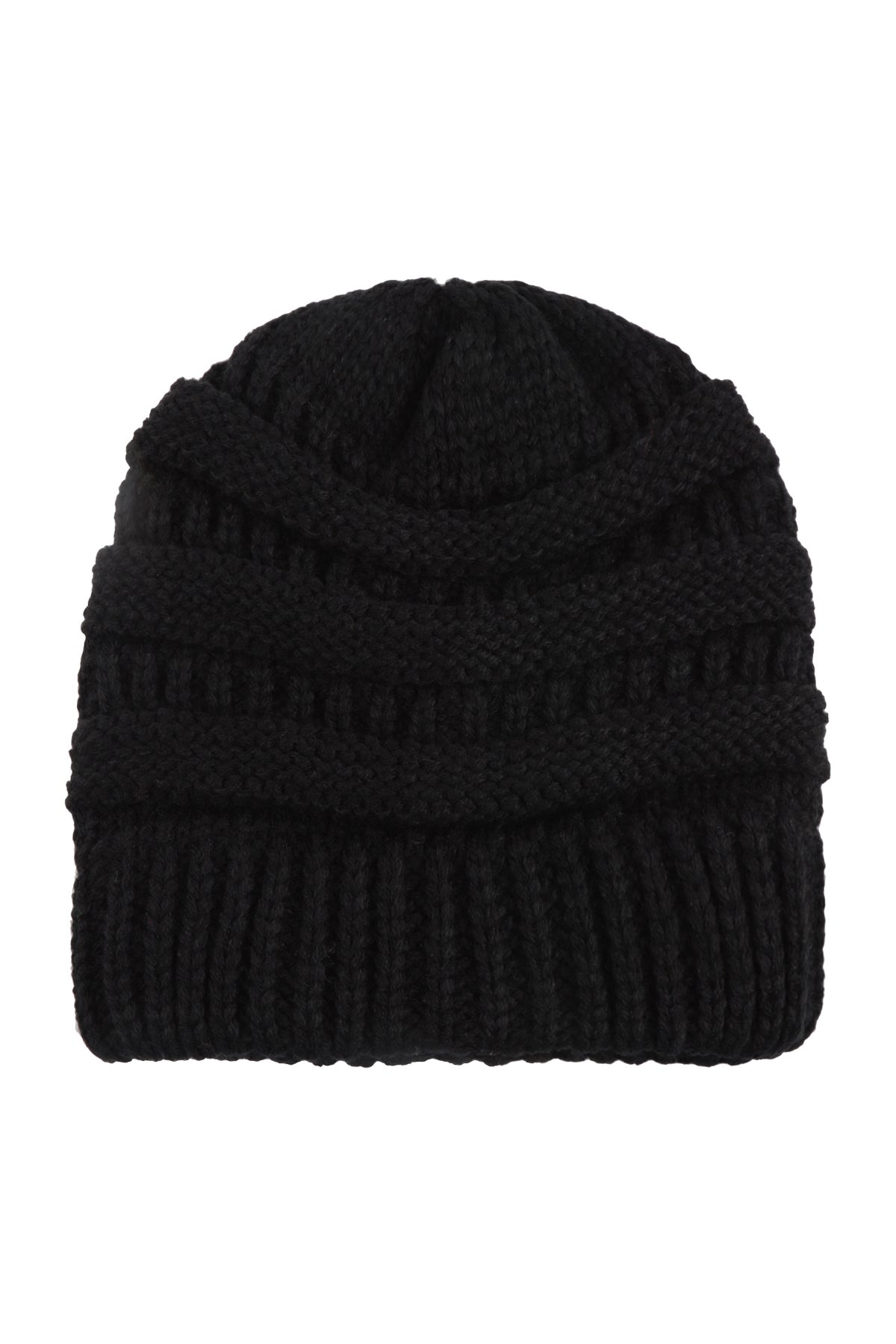 Ribbed Knit Pattern Beanie
