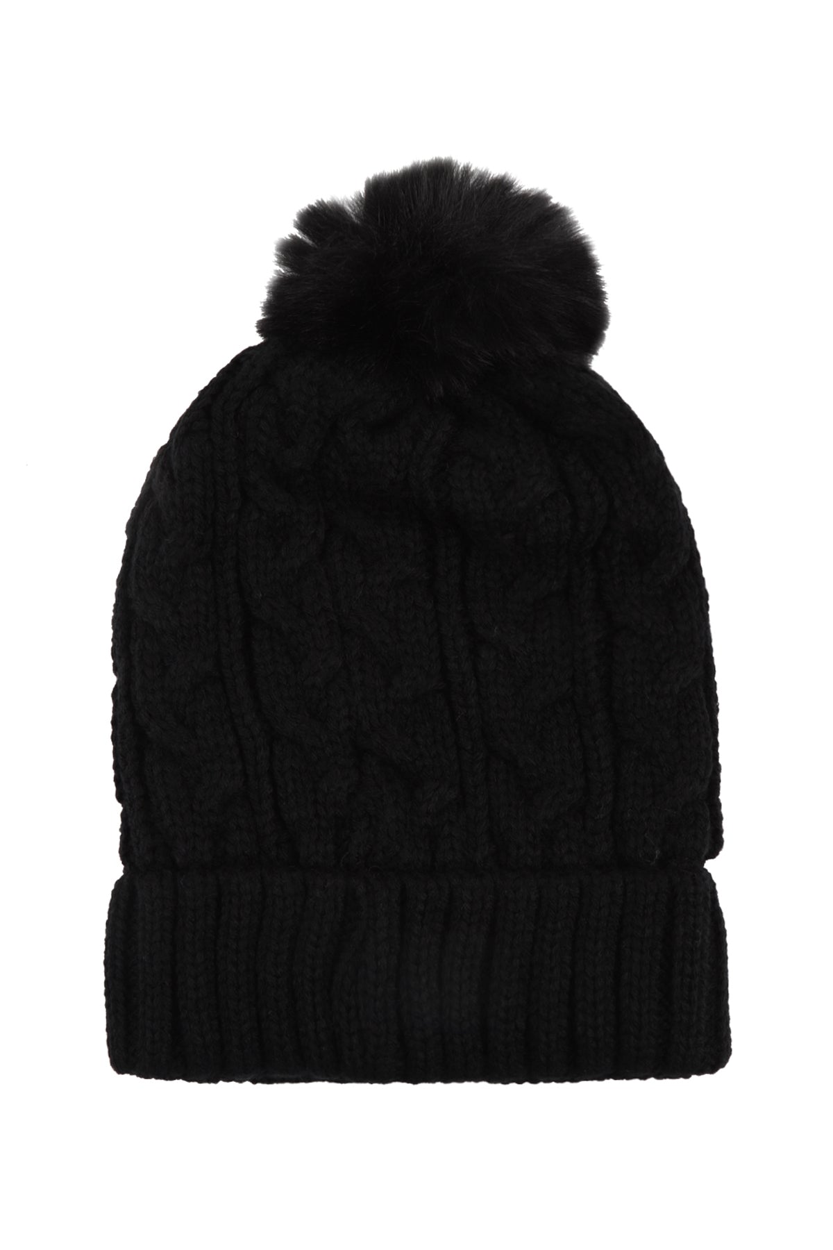 Chain Rib Knit Pattern Beanie