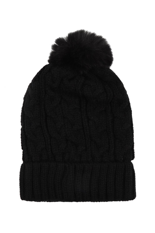 Chain Rib Knit Pattern Beanie