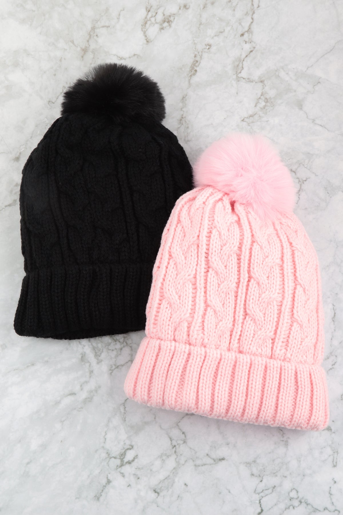 Chain Rib Knit Pattern Beanie