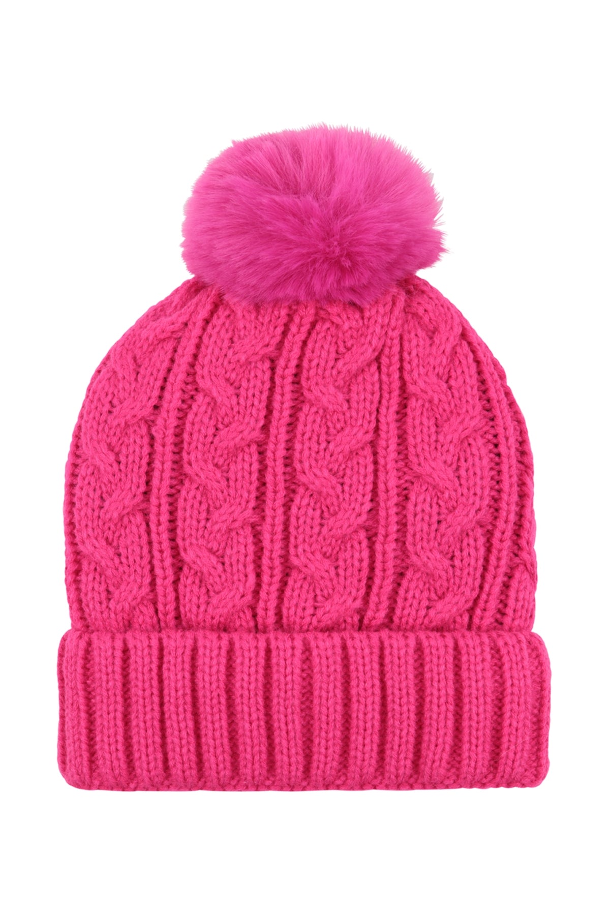 Chain Rib Knit Pattern Beanie