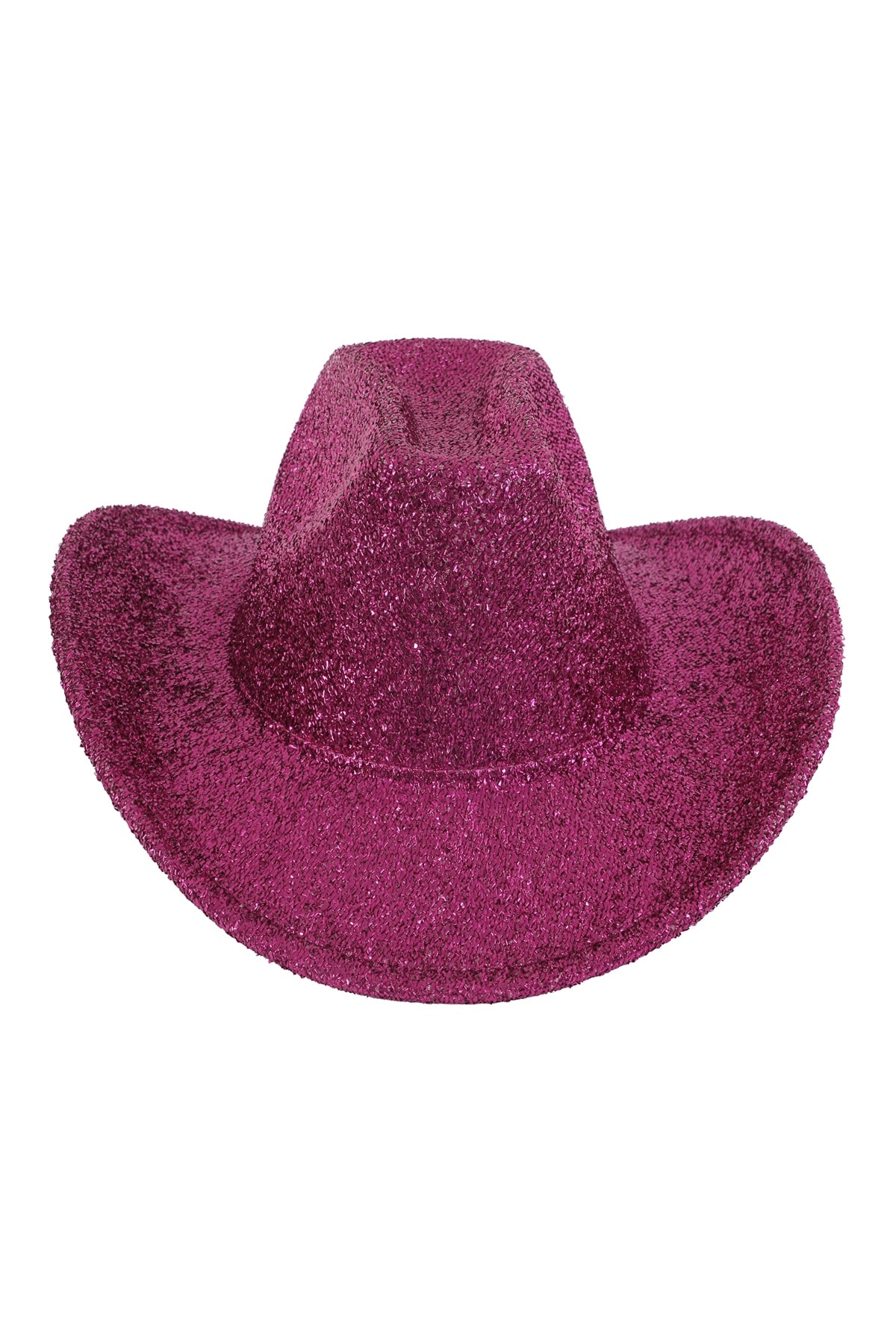 Glitter Solid Color Fedora Hat