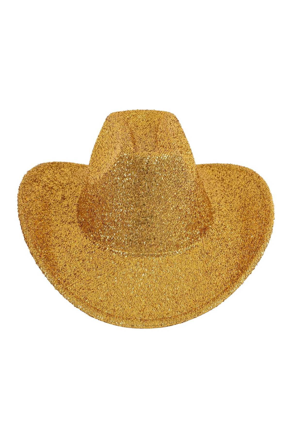 Glitter Solid Color Fedora Hat