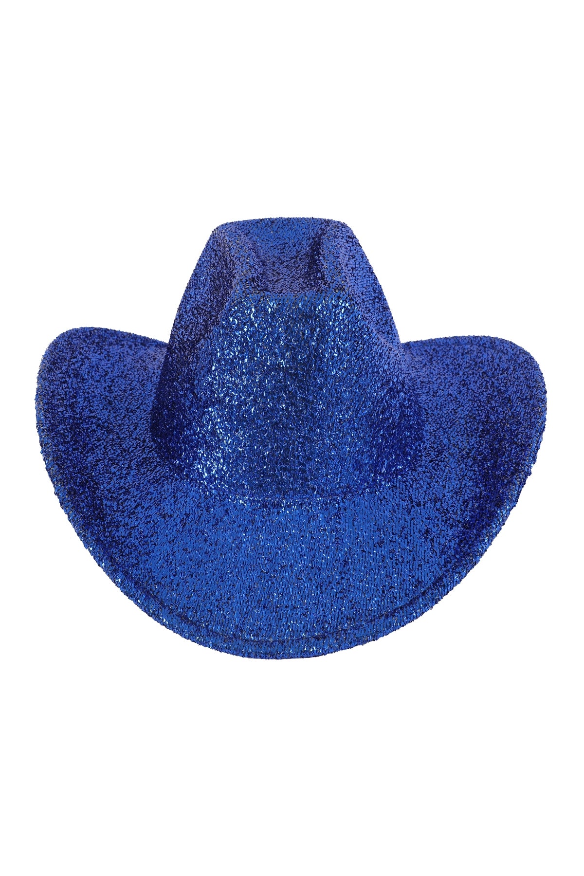 Glitter Solid Color Fedora Hat