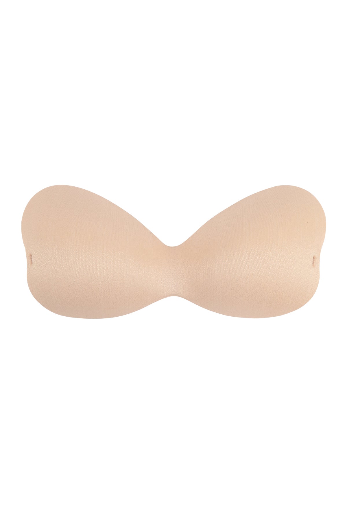One Piece Adhesive Silicone Reusable NU Bra With Nipple Tape and Transparent Strap