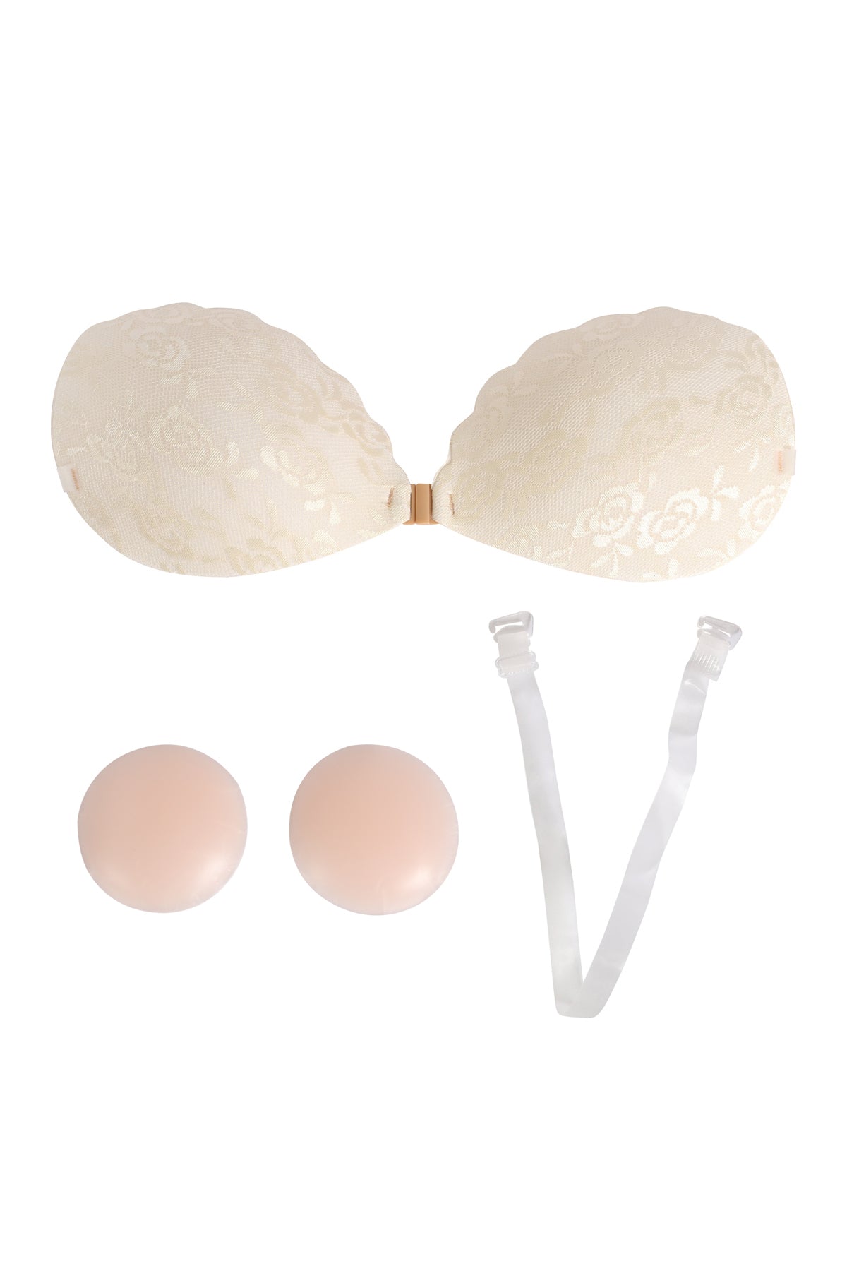 Bra Invinsible Adhesive Nu Bra With Nipple Tpe And Bra Strap