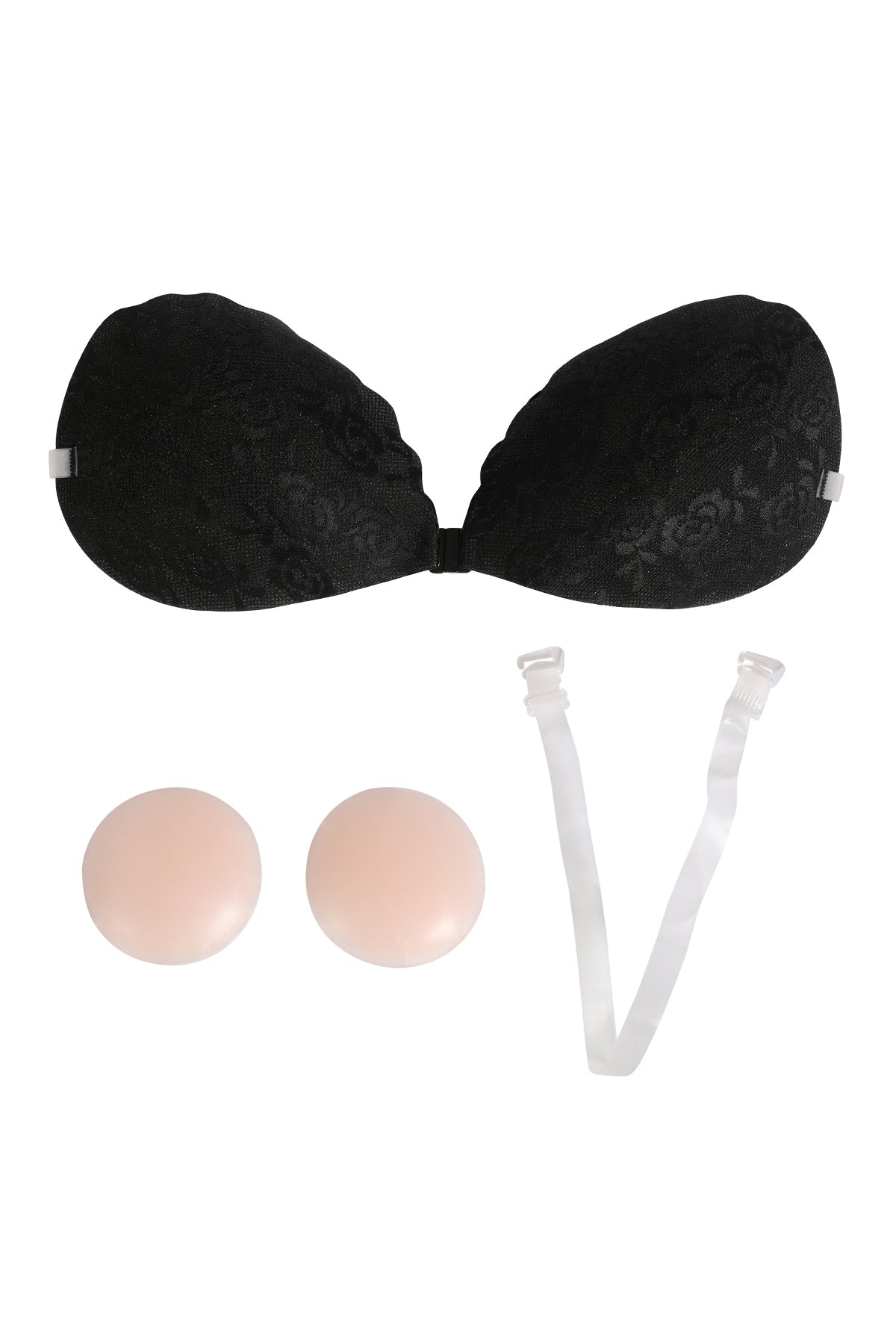 Bra Invinsible Adhesive Nu Bra With Nipple Tape And 1pc Bra Strap