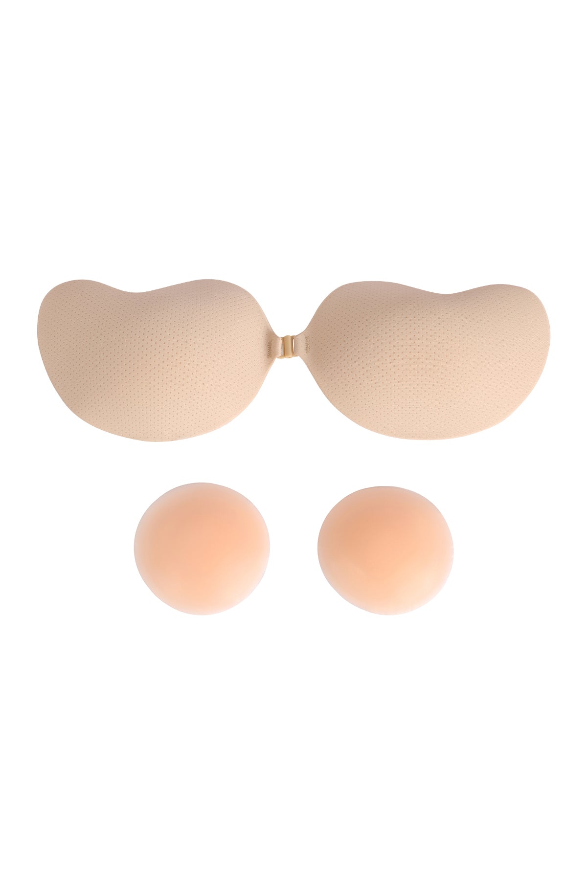 Bra  Invinsible Strapless Double Push Up With Nipple Cover