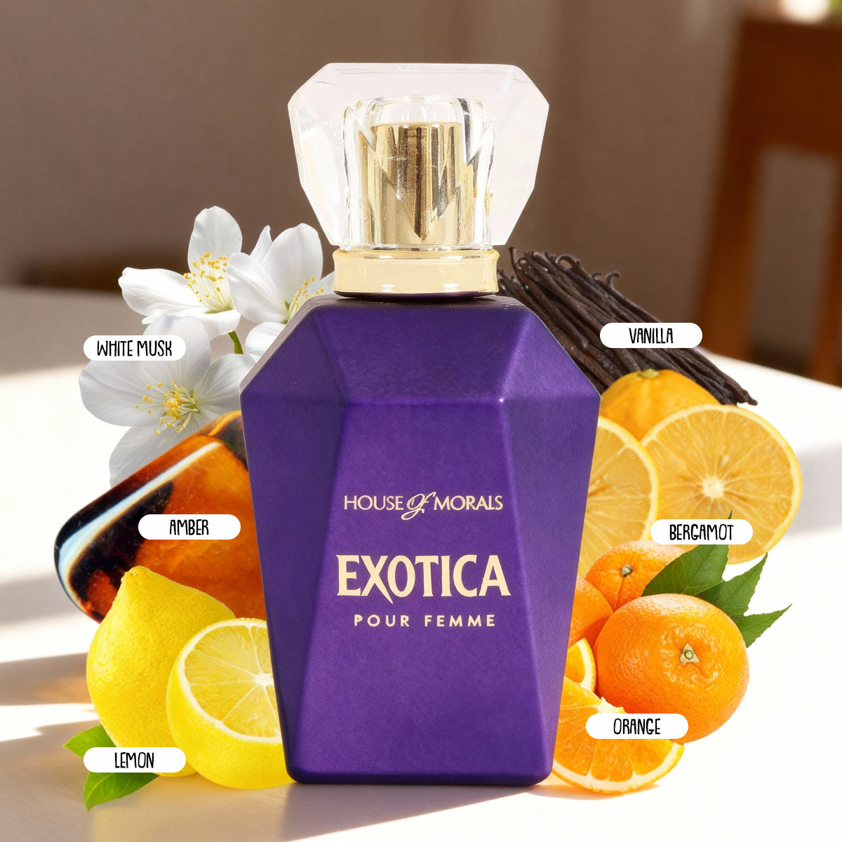 Exotica Spray Perfume Eau De Parfum For Women - 100ML/3.4FL.OZ.